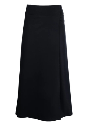 Peserico high-waisted A-line midi skirt - Blue