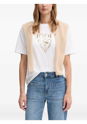 Joop! Tomma sequin-embellished logo top - White