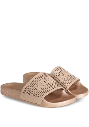 Karl Lagerfeld logo slides - Brown