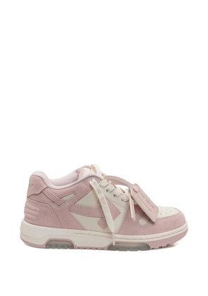 Off-White Out Of Office suede leather sneakers - Pink