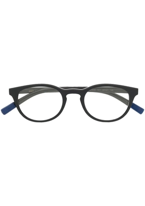 Dolce & Gabbana Eyewear two-tone round-frame glasses - Black