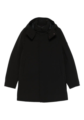 Peuterey stand-collar hooded coat - Black