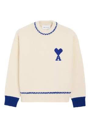 AMI Paris Ami De Coeur sweater - Neutrals