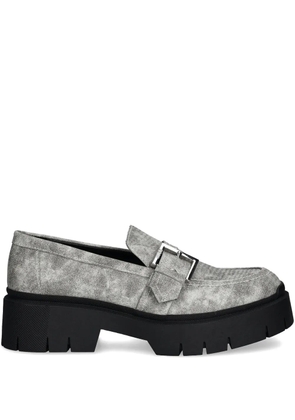 HUGO platform loafers - Grey