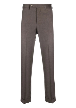 PT Torino mid-rise tailored trousers - Brown