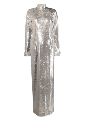 Givenchy open-back sequin gown - Silver
