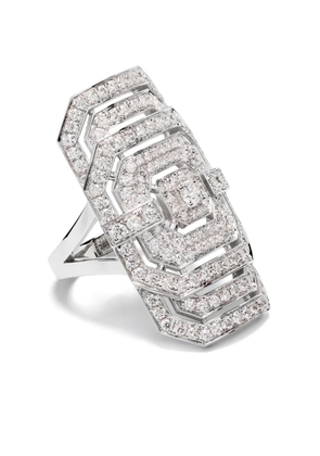 STATEMENT PARIS Ring My Way XXL sterling silver and diamond cocktail ring