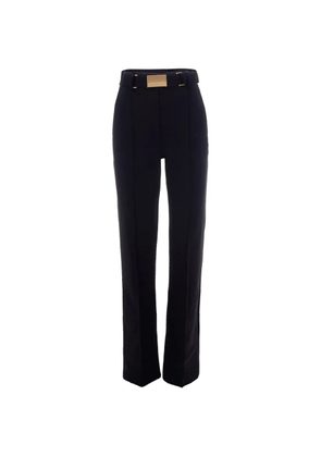 Elisabetta Franchi belted trousers - Black