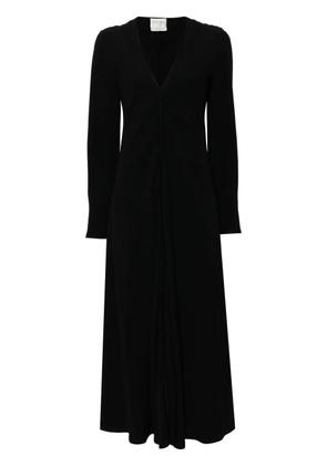 Forte Forte crepe long-sleeve dress - Black