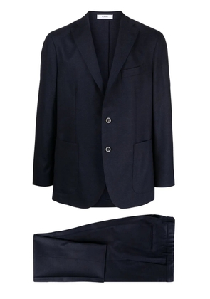 Boglioli single-breasted virgin wool suit - Blue
