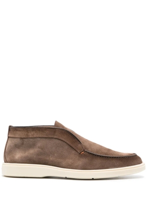 Santoni Desert suede boots - Brown