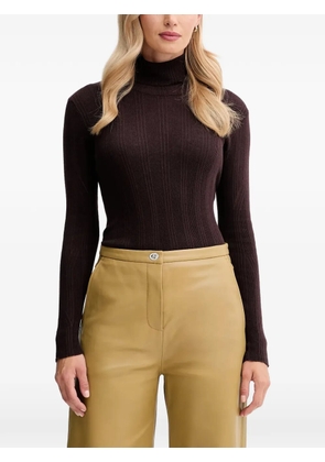 Sessùn roll-neck sweater - Brown