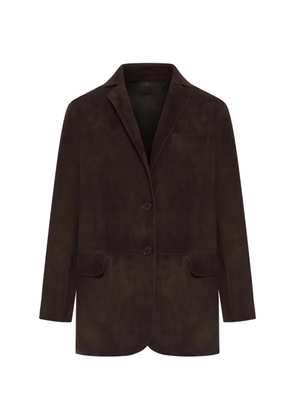 Salvatore Santoro flap leather jacket - Brown