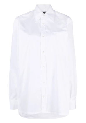 10 CORSO COMO long-sleeve cotton shirt - White
