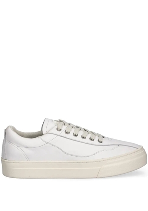 Stepney Workers Club lace-up panelled sneakers - White