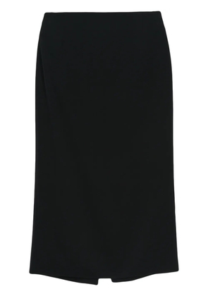 Gabriela Hearst Manuela crepe midi skirt - Black