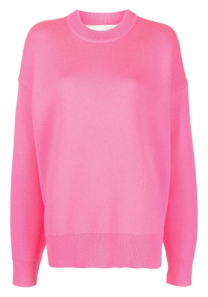 Palm Angels palm-tree intarsia-knit jumper - Pink