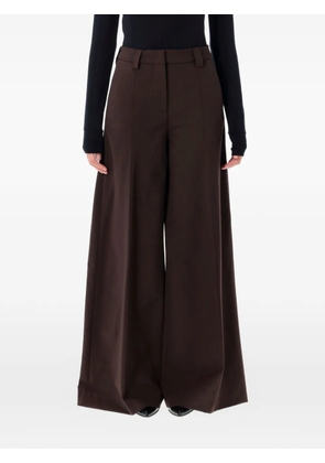 THELATEST C-alma wide-leg trousers - Brown
