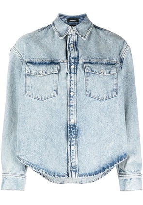 WARDROBE.NYC press-stud denim jacket - Blue