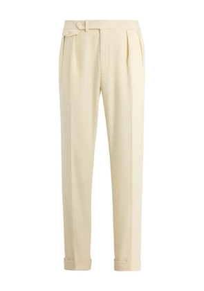 Ralph Lauren Purple Label pleated wool trousers - Neutrals