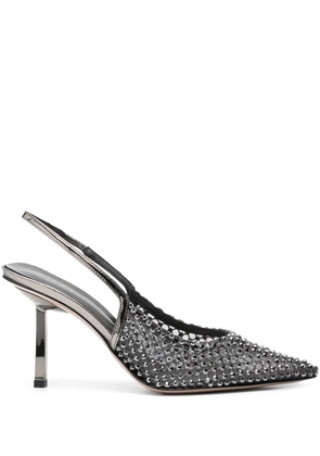 Le Silla 80mm Gilda slingback pumps - Grey