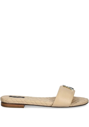 Patrizia Pepe leather sandals - Neutrals