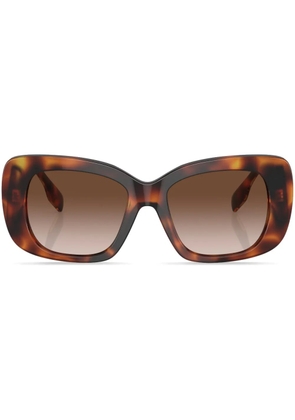 Burberry Eyewear logo-print square-frame sunglasses - Green