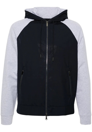 Paul & Shark panelled hooded jacket - Blue