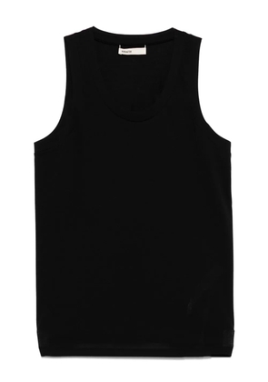 KHAITE Isha round-neck sleeveless top - Black