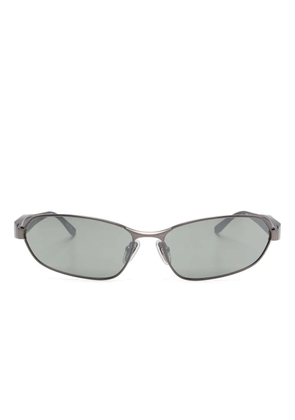 Balenciaga Eyewear oval-frame sunglasses - Silver