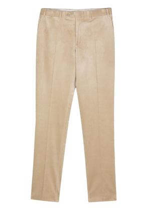 Canali straight-leg trousers - Brown