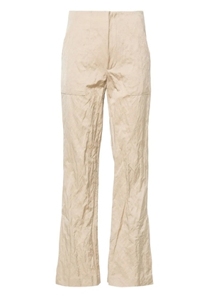 Gauchère creased tapered trousers - Neutrals
