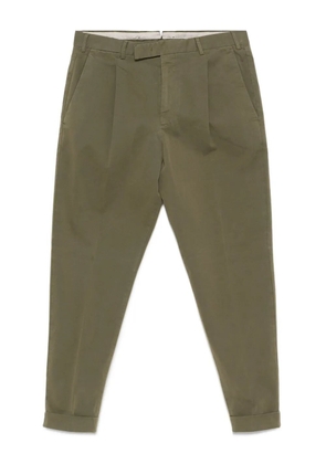 PT Torino pleated-details trousers - Green