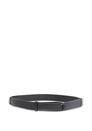 Orciani leather-buckle belt - Black