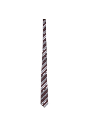 Valentino Garavani striped-pattern tie - Black