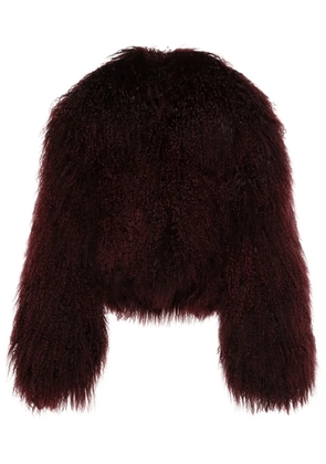Salvatore Santoro fur jacket - Red