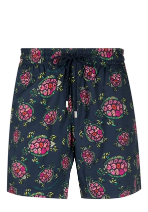 Vilebrequin graphic-print swim shorts - Blue