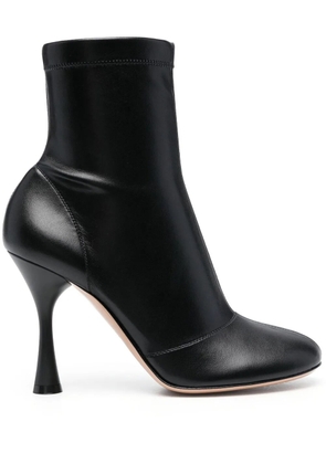 Gianvito Rossi Larue 95mm leather ankle boots - Black