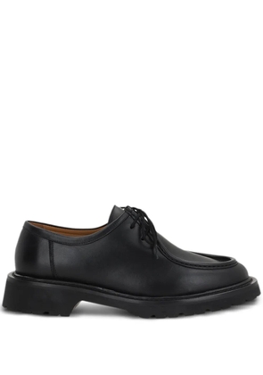 LEGRES smooth leather lace-up shoes - Black