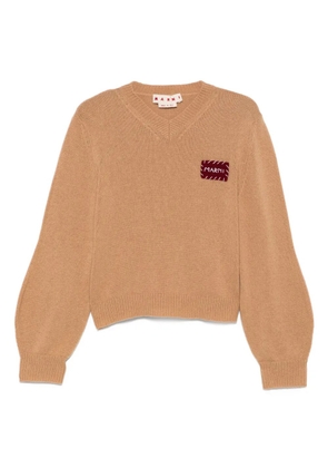 Marni V-neck sweater - Brown