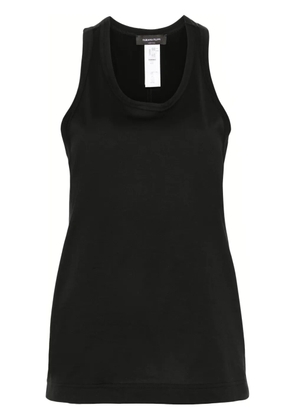 Fabiana Filippi contrast-panel tank top - Black