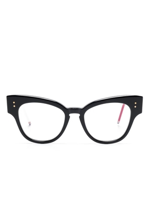 Thom Browne Eyewear cat-eye frame glasses - Red