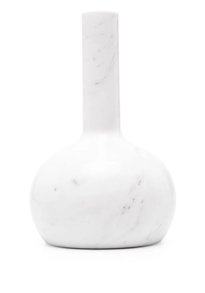 POLSPOTTEN Heritage Bell marble candle holder (5.60 kg) - White