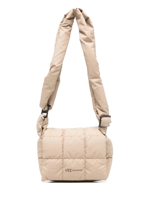 VeeCollective mini Porter cross body bag - Neutrals