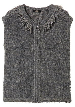 TWINSET bouclé gilet - Grey