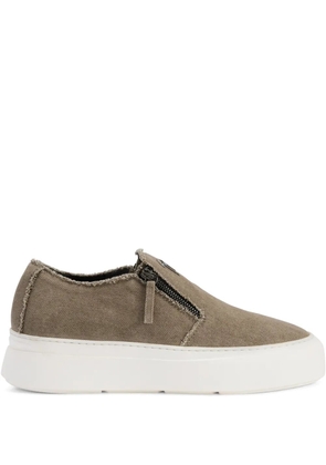 Giuseppe Zanotti GZ Mike Zip low-top sneakers - Neutrals