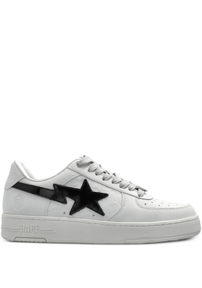A BATHING APE® star-patch sneakers - White