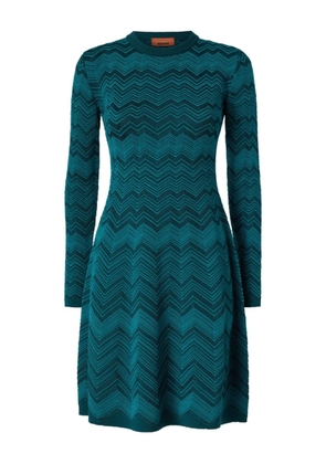 Missoni knit midi dress - Blue