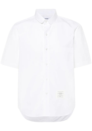 Thom Browne short-sleeve poplin shirt - White