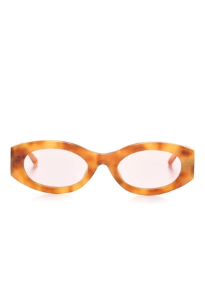 Linda Farrow x The Attico Berta sunglasses - Brown
